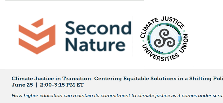 Climate Justice in Transition Webinar June 25th 2pm EST
